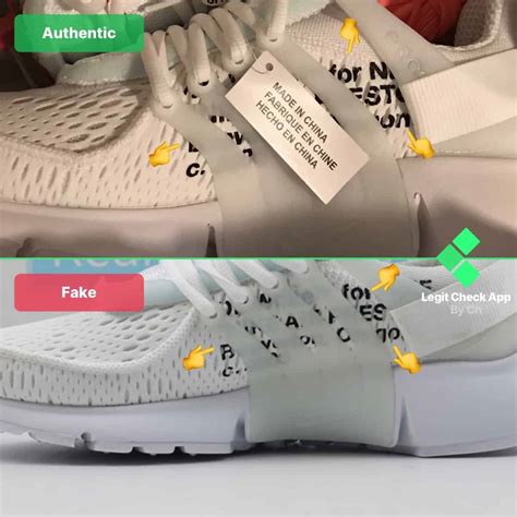 off white nike presto white real vs fake|Understanding Off.